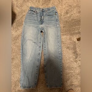 Madewell Light Blue Straight Leg Jeans